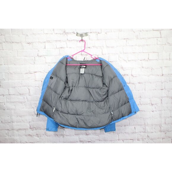 The North Face Puffer Jacket Goose Down Ski Parka Blue Size M - Picture 11 of 12
